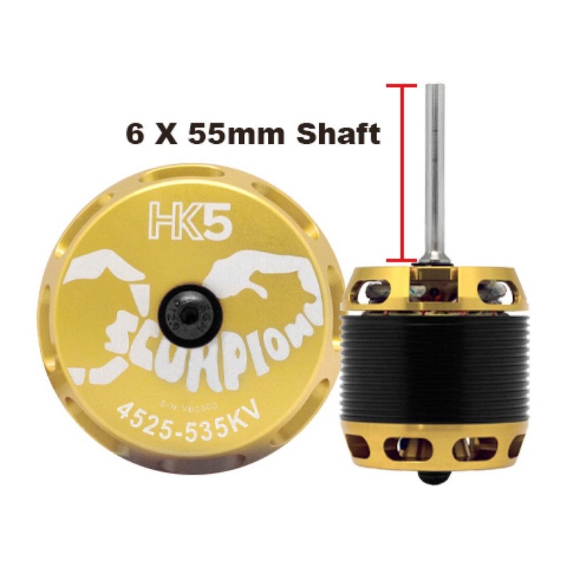Scorpion HK5-4525-535KV (6 x 55mm shaft) : HK5_4525_535_6x55