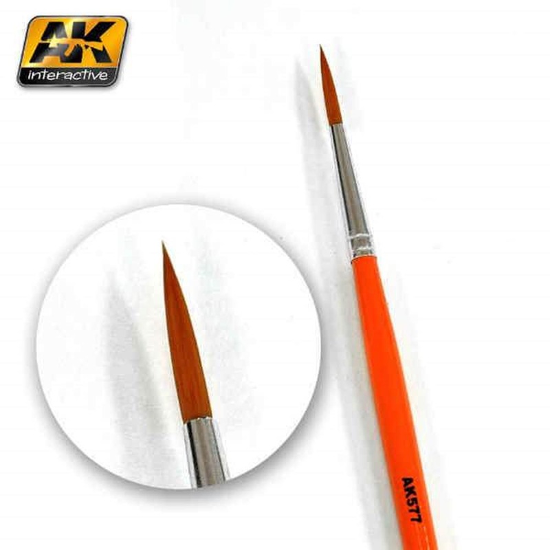 AK Interactive AK577 WEATHERING BRUSH - FINE LONG