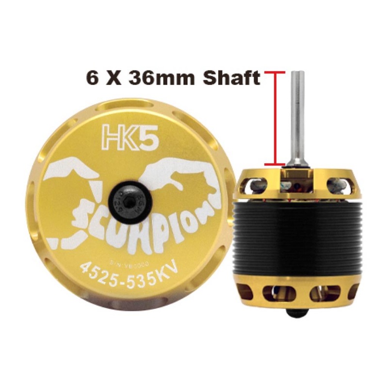 Scorpion HK5-4525-535KV (6 x 36mm shaft) : HK5_4525_535_6x36