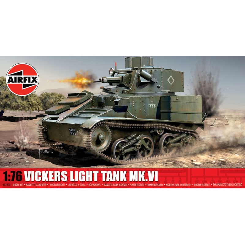 Airfix Vickers Light Tank 1:76 Scale