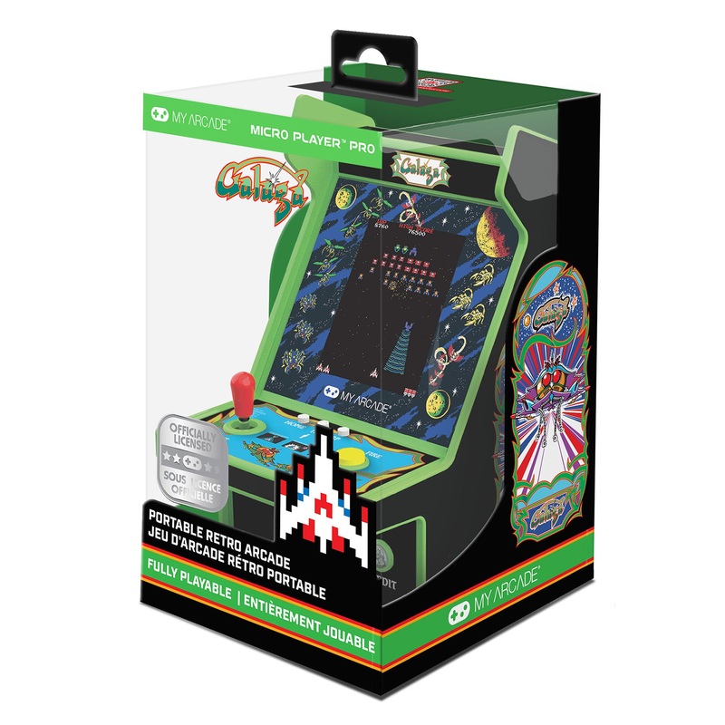 Galaga Micro Player Pro 6.7 Inch Portable Retro Arcade (2 Games in 1) by My Arcade DGUNL4195 PRE ORDER - COMMING SOON