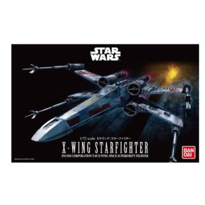 Bandai 1200 1/72 STAR WARS X-Wing Starfighter Luke Skywalker