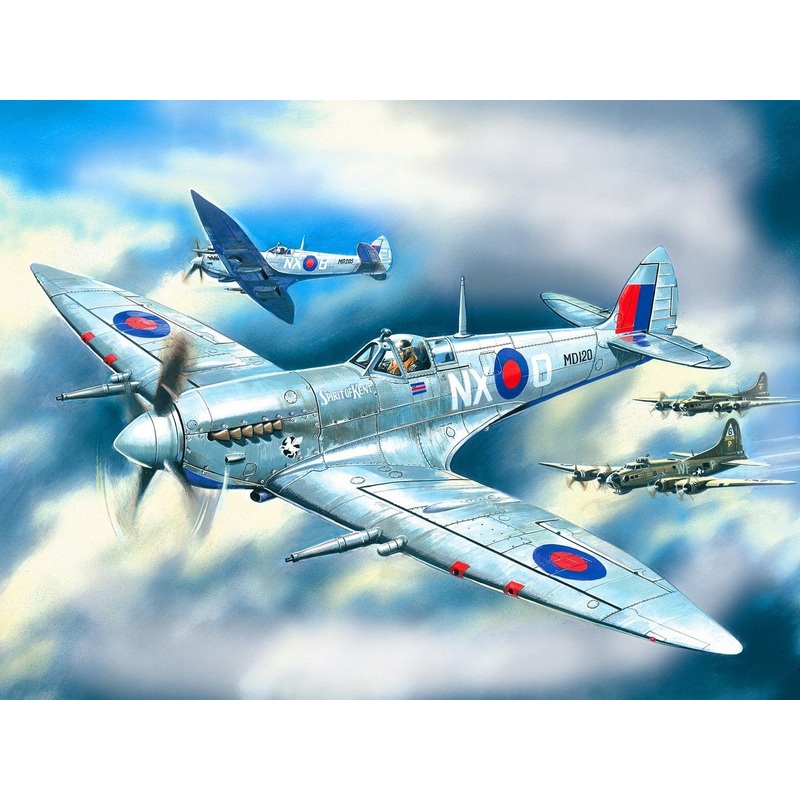 Spitfire Mk.VII WWII British Fighter Plane