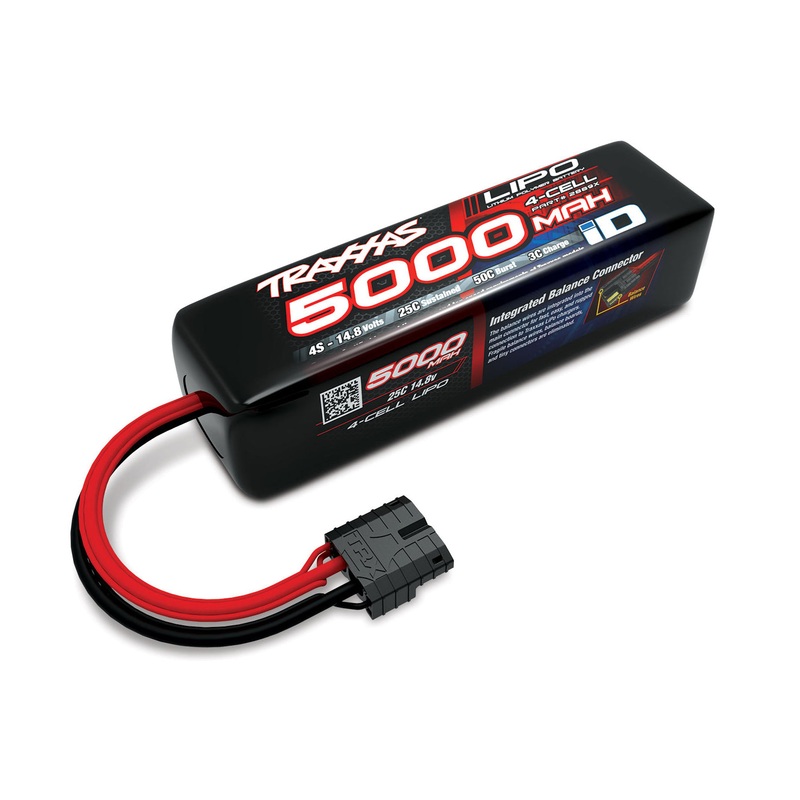 Traxxas 5000mAh 14.8V 25C Li-Po ID Battery (155x34x45mm)