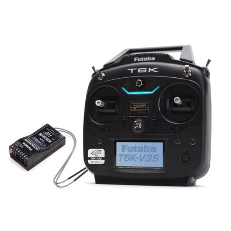 Futaba T6K V3 - 8 Channel 2.4GHz T-FHSS (Dry) & R3008SB Combo (Mode 2)