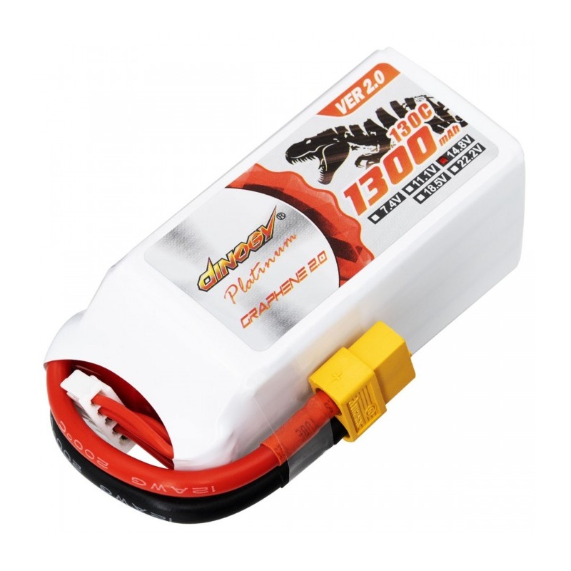 4S-1300mAh -130C - Dinogy Platinum Graphene - Lipo Battery