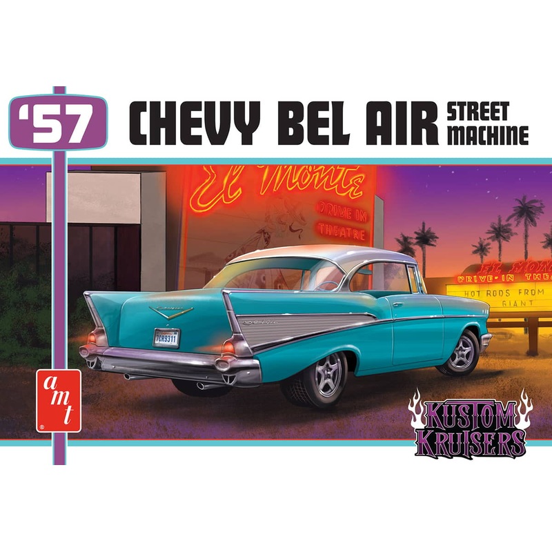 AMT 1/25 1957 Chevy Bel Air Street Machine Kit AMT1460