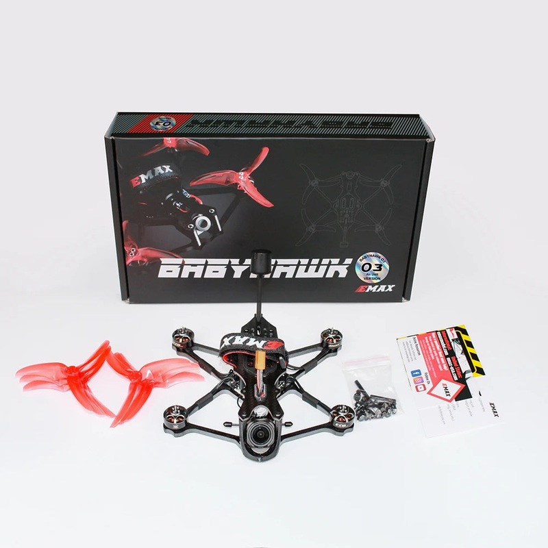 EMAX USA Babyhawk O3 with HD image transmission +4K ultra clear camera Compatible with DJI Goggles 2 and DJI FPV Flight Glasses Expresslrs BNF