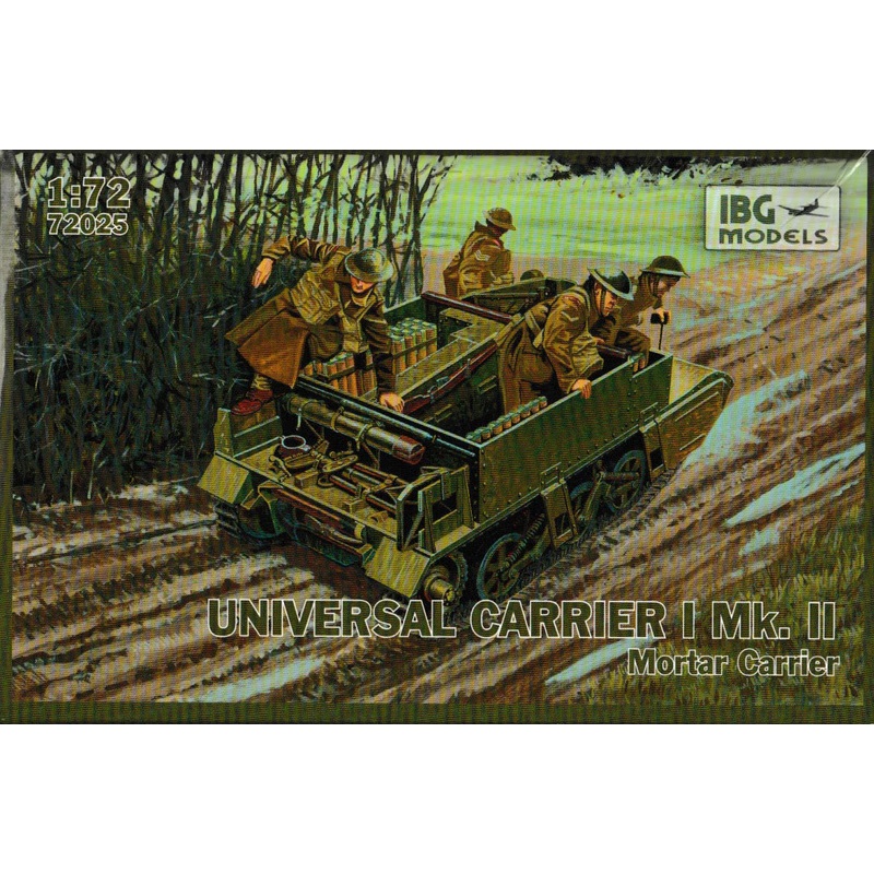 IBG Models 1/72 Universal Carrier I Mk.II Mortar Carrier Kit 72025