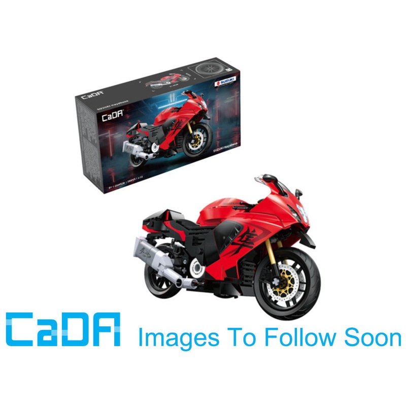 CADA 1:12 Suzuki Hayabusa Motorbike - 299 pcs