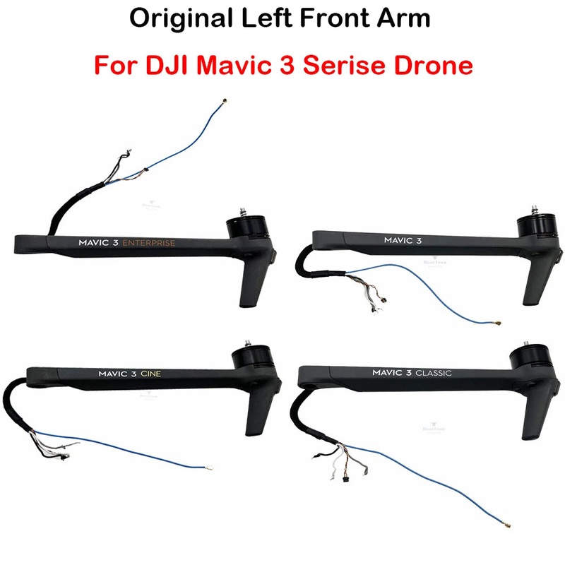 DJI Mavic 3 Left Front Arm Replacement - Motors & Cables Included For Mavic 3 Cine
