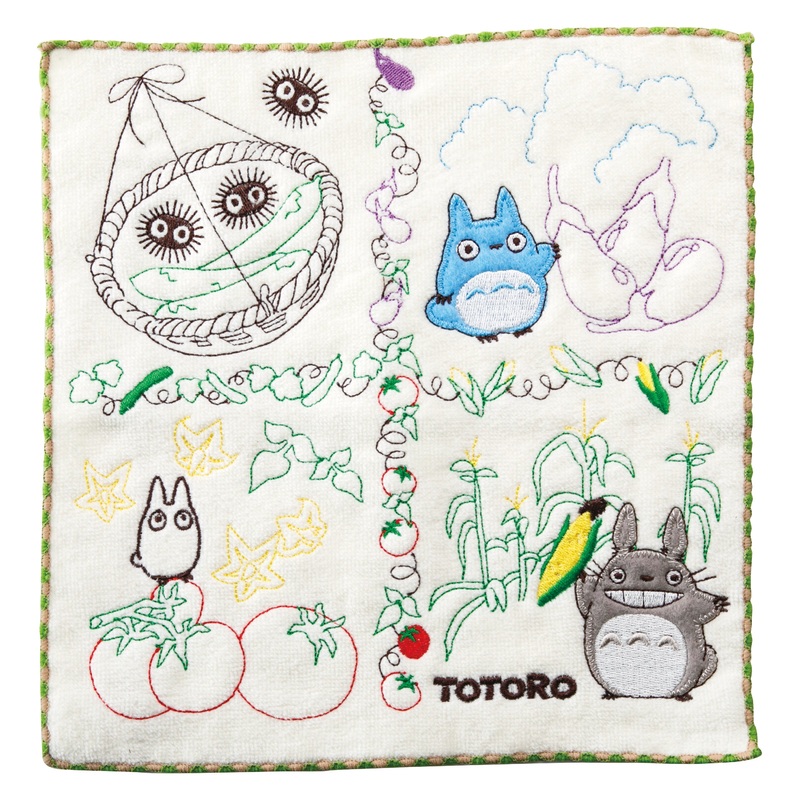 Marushin Towel Plentiful Vegetables mini Towel "My Neighbor Totoro" (Studio Ghibli)