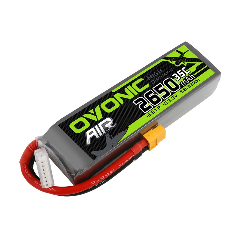 Ovonic 2650mah 6S 22.2V 35C Lipo Battery Pack with XT60 Plug for Airplane&Heli