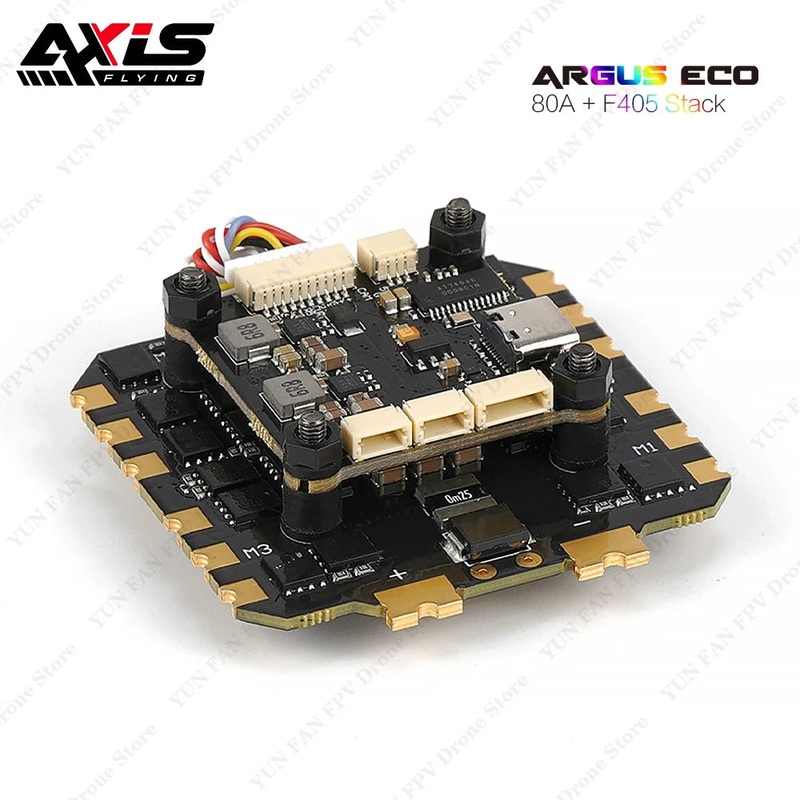 Axisflying ARGUS ECO 80A ECS + F405 FC Stack ICM42688P 16M 4-6S for Freestyle Long Range 13inch RC FPV Drone F405 FC