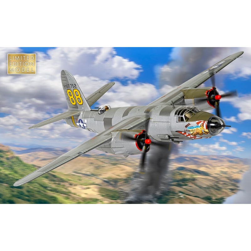 Corgi Martin B-26C-45-MO Marauder 42-107752 / BN 88 Miss Arkansas Flown by Lt Leo A Lampman 444th Bombardment Squadron 320th Bombardment Group USAAF 12th Air Force Decimomannu Airfield Sardinia Summer 1944 1:72 AA29502