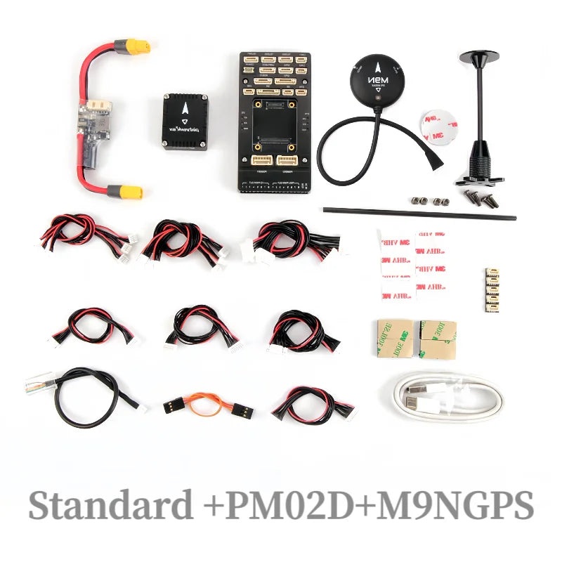 Holybro Pixhawk 6X Autopilot H753 Flight Controller Module Standard Base / Mini Base PM02D M9N M10 GPS RC Multirotor Airplanes Standard Set
