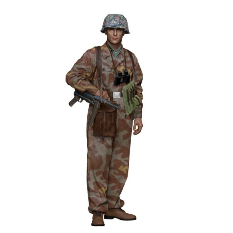H3 Models 16142 1/16 WW2 Waffen SS Mp40 Gunner (Normandy)