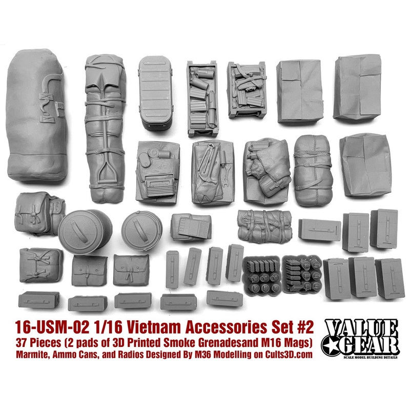 Value Gear 16USM02 1/16 Vietnam Accessories #2 (Gear Ammo & Bundles)