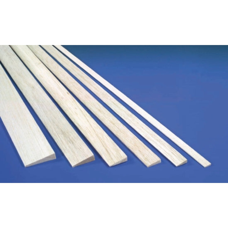 5.0mm x 20mm x 915mm Balsa Trailing Edge