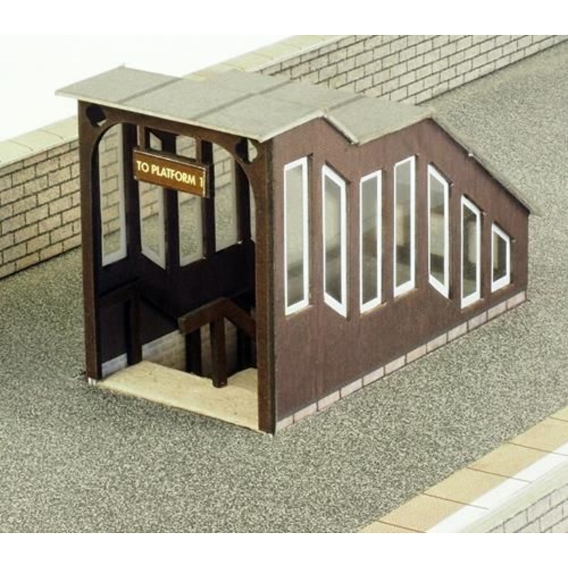 Metcalfe OO Gauge 1:76 Platform Underpass card kit PO400