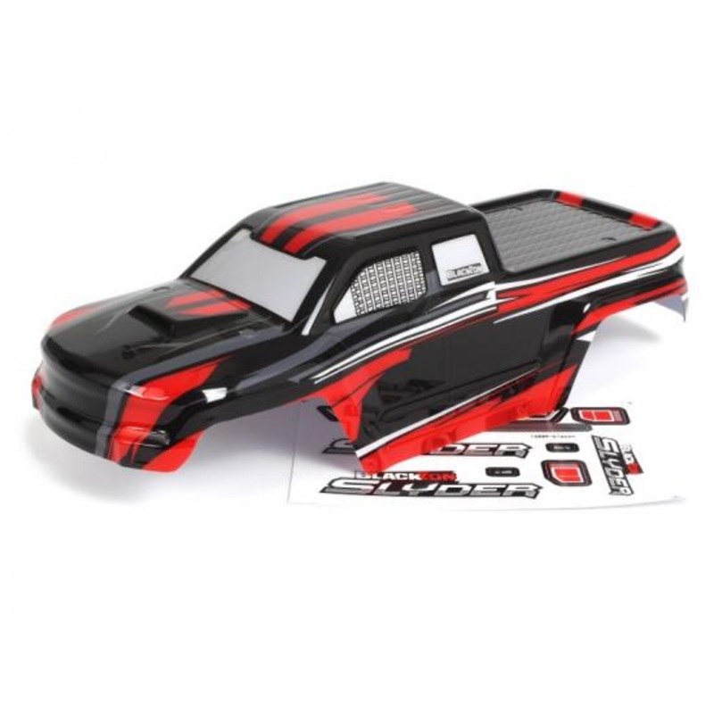 Blackzon Slyder MT Body Shell (Black/Red) 540190
