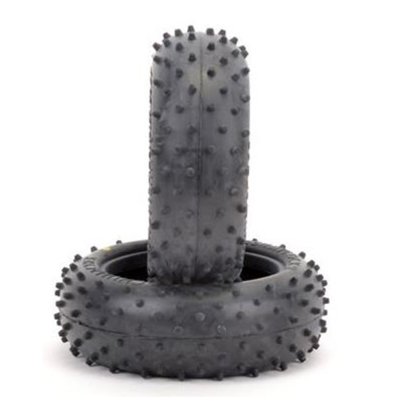 Schumacher Mini Spike Front Tyres - Yellow (pr) U6557Z (Box 103)