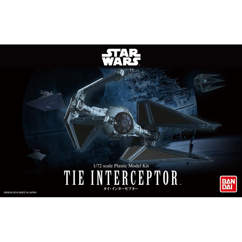 BANDAI 2333769 1/72 Star Wars Tie Interceptor