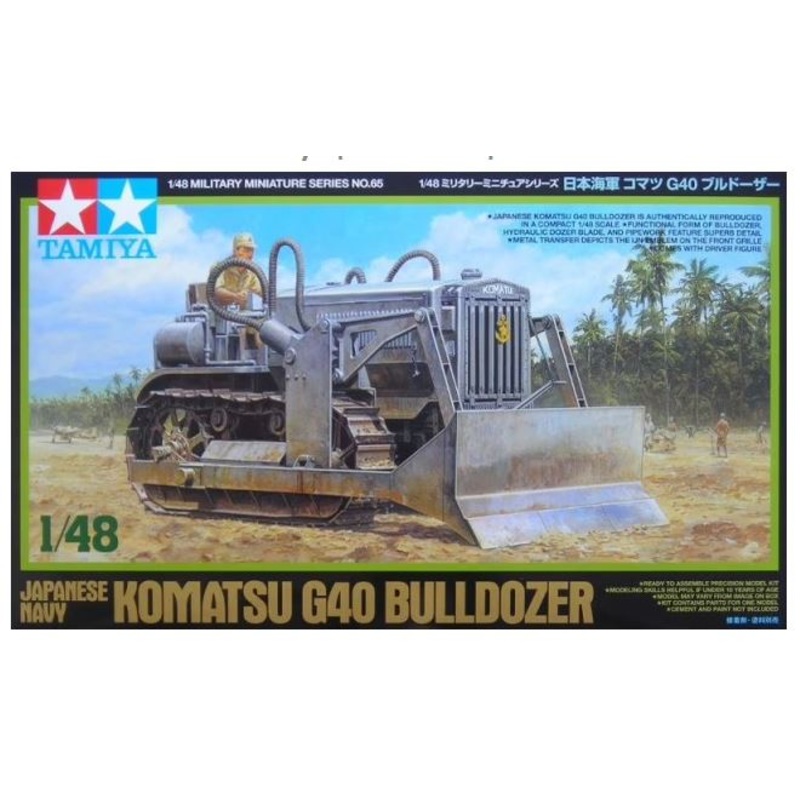 Tamiya 32565 1/48 KOMATSU G40 BULLDOZER