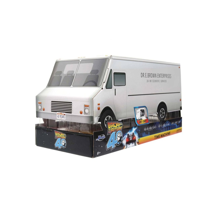 Jada 1/24 Back to the Future DeLorean with Truck Packaging