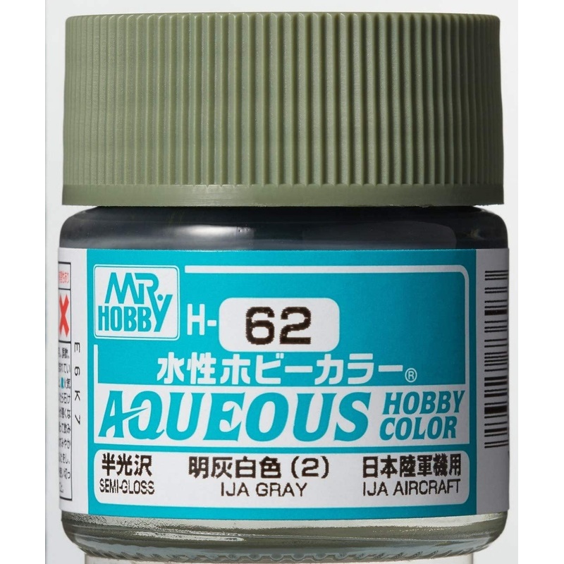 Mr. Hobby Aqueous Hobby Color H62 Gloss IJA Gray(2) - 10ml