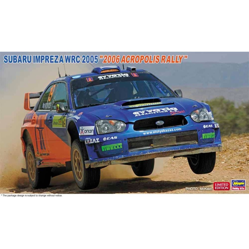Hasegawa 1/24 2005 Subaru Impreza WRC - 2006 Acropolis Rally Model Kit HALE20774