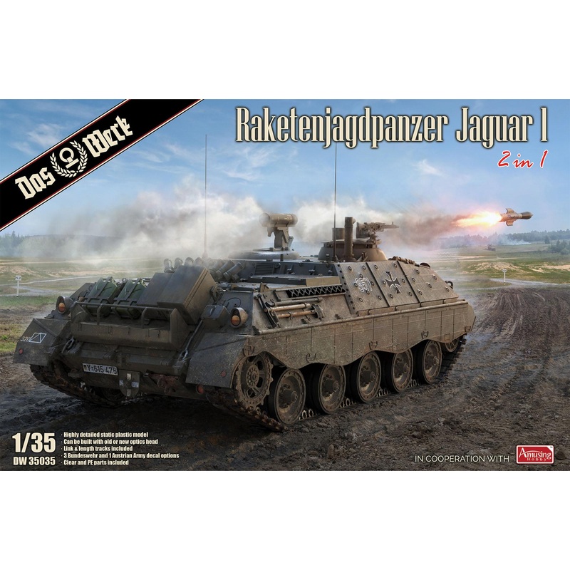 DAS WERK 35035 1/35 Raketenjagdpanzer Jaguar 1 (2-in-1)
