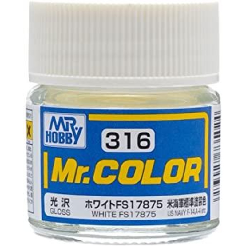 Mr. Hobby Mr. Color 316 - White FS17875 (Gloss/Aircraft) - 10ml