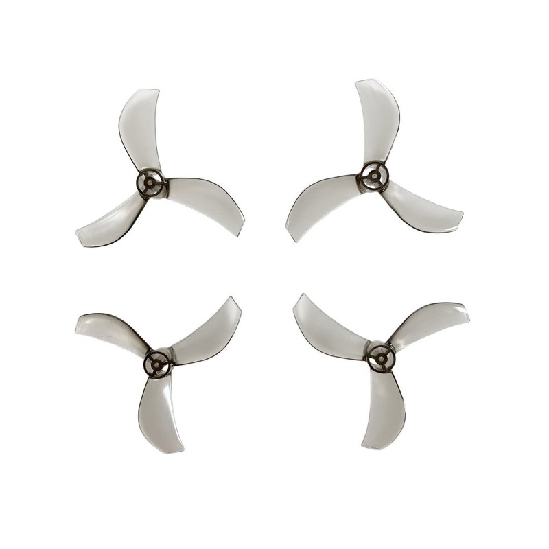 NewBeeDrone Azi (Tri-Blade) 40mm Micro Propeller (Set of 4) 1mm Shaft Clear