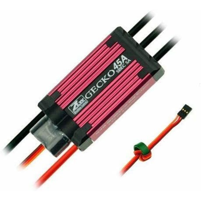 ZTW Gecko 45A Aircraft ESC 5A SBEC 2-6S LiPo ESC Speed Controller for Rc airplan and RC FPV Drone
