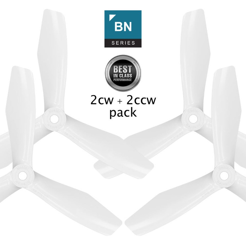 BN-3blade-FPV - 6x4.5 Prop Set x4 White