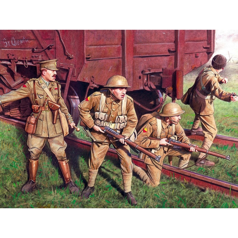 British Infantry (1917-1918) 4 Figures