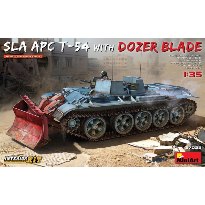 MiniArt 37028 1/35 SLA APC T-54 w/Dozer Blade Interior Kit