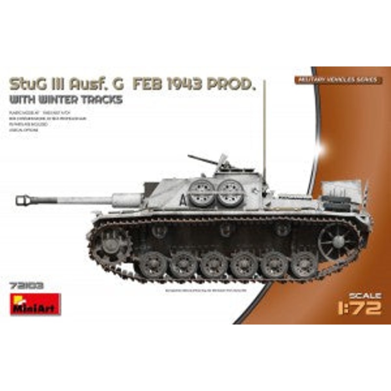 MiniArt 72103 1/72 StuG III Ausf. G FEB 1943 PROD. WITH WINTER TRACKS