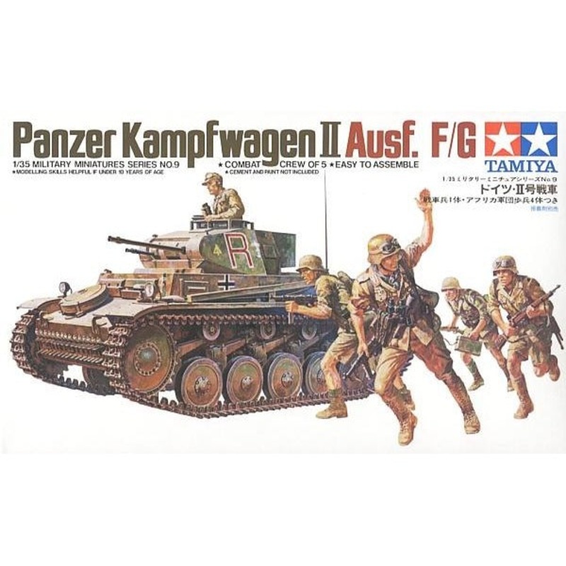 Tamiya 35009 1/35 Panzer Kampfwagen II Ausf. F/G
