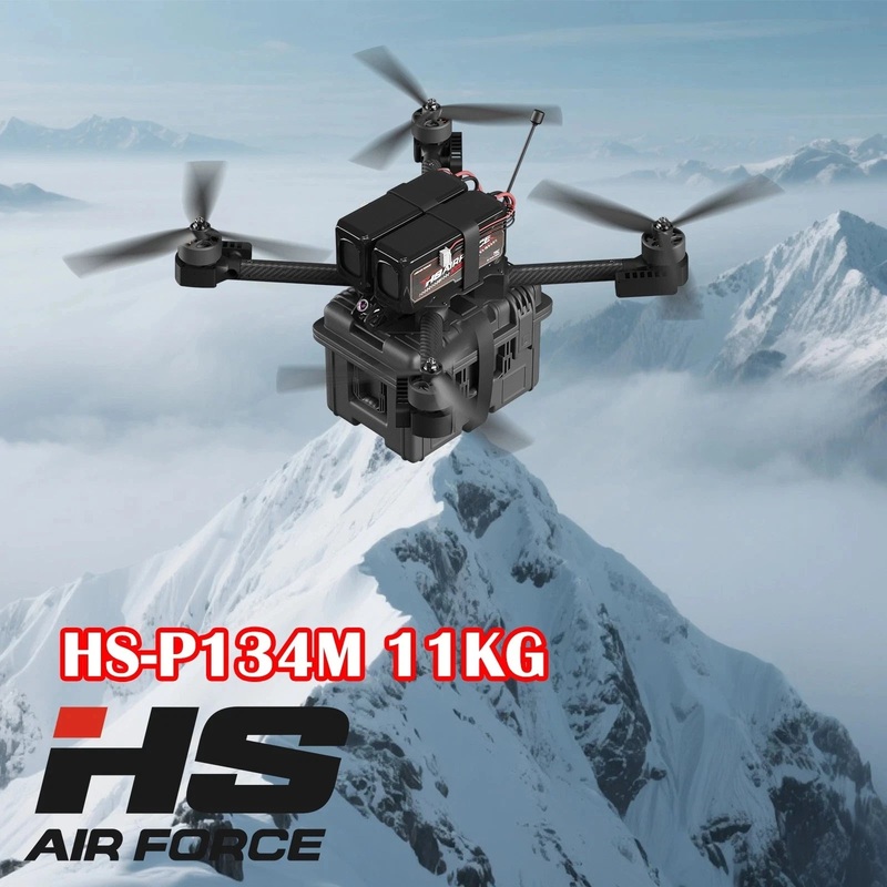 HS Airforce HS-P134M 11KG Heavy-Lift Long-Range FPV Drone 7KG Payload 130KMH ELRS 8S LiPo HS-P134M
