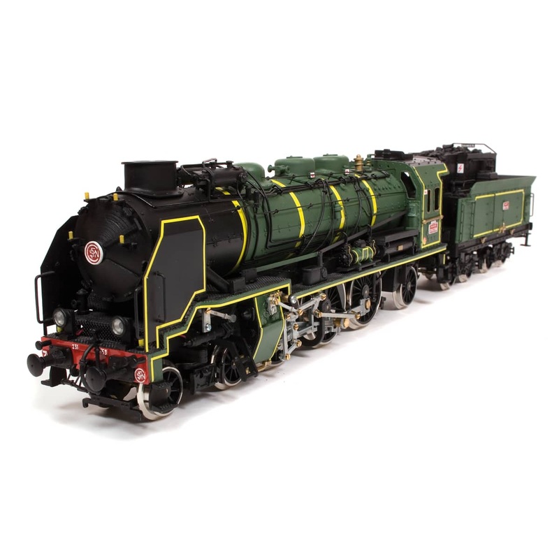 OcCre 1/32 Pacific 231 Steam Locomotive Mixed Media Model Kit OC54003