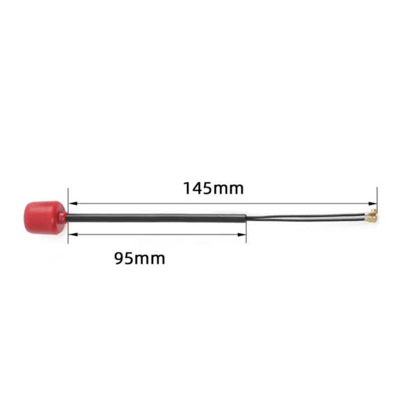 Osprey Dual Band antenna (red colour) for DJI O3 (length 145mm)
