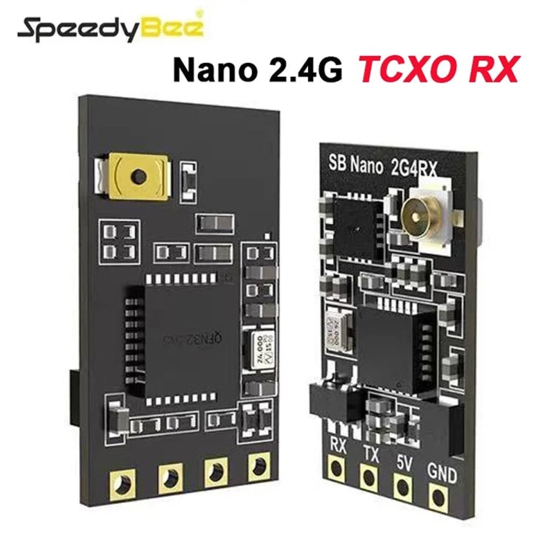 SpeedyBee Nano 2.4G TCXO ExpressLRS ELRS Receiver for FPV Freestyle Long Range Drones DIY Parts FPV 10PCS 2.4G TCXO
