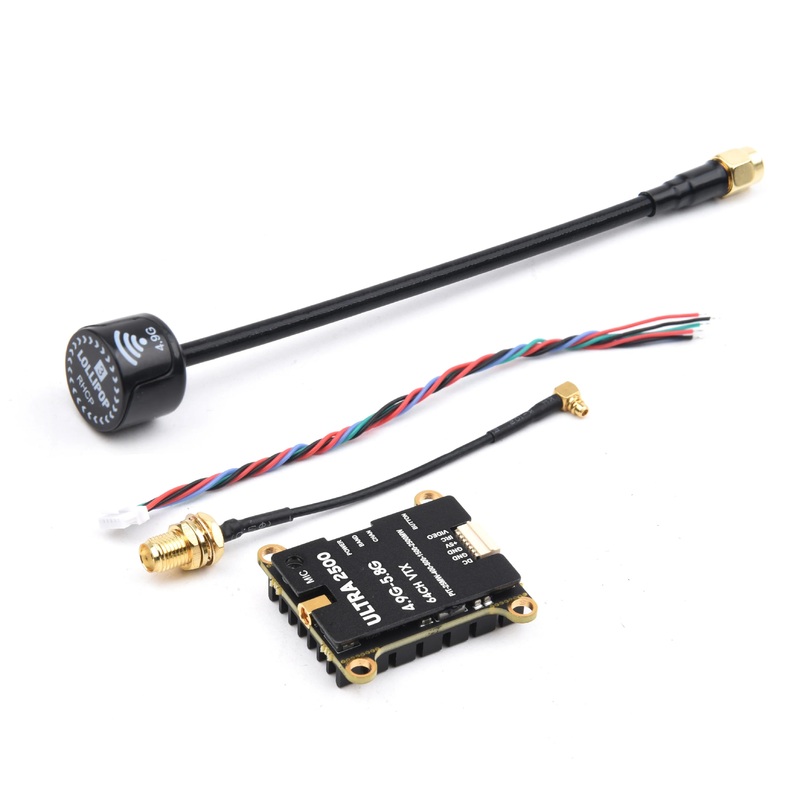 NEW 64CH 4.9G-5.8G 1.6W / 2.5W FPV VTX Transmitter with antenna For Long Range FPV Racing Drone Frame 1.6W with 4.9G SMA