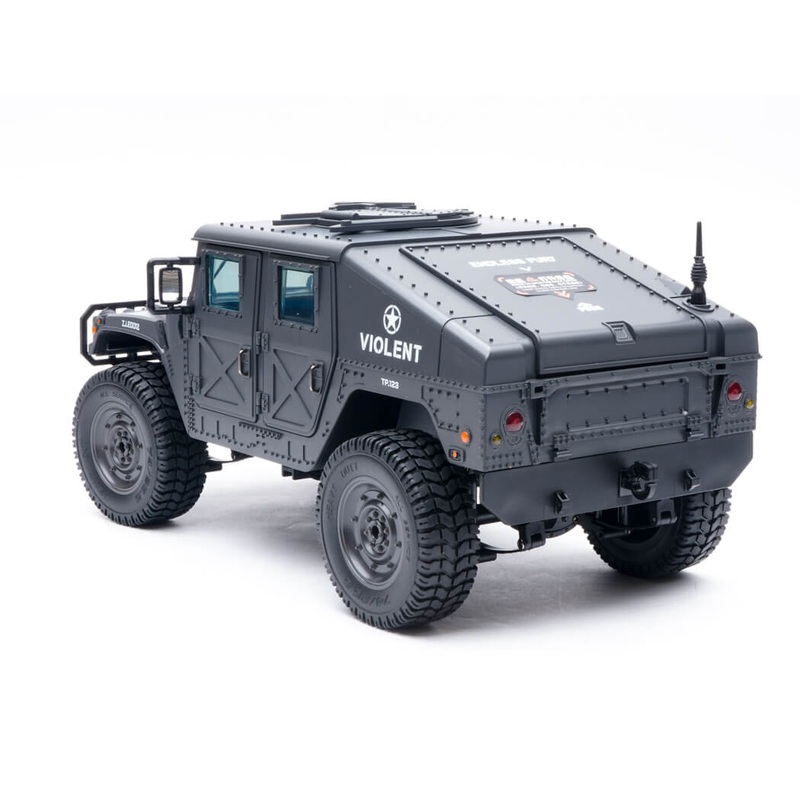 E-ZEE RC 1/16 4WD RC HUMMER MILITARY TRUCK - BLACK