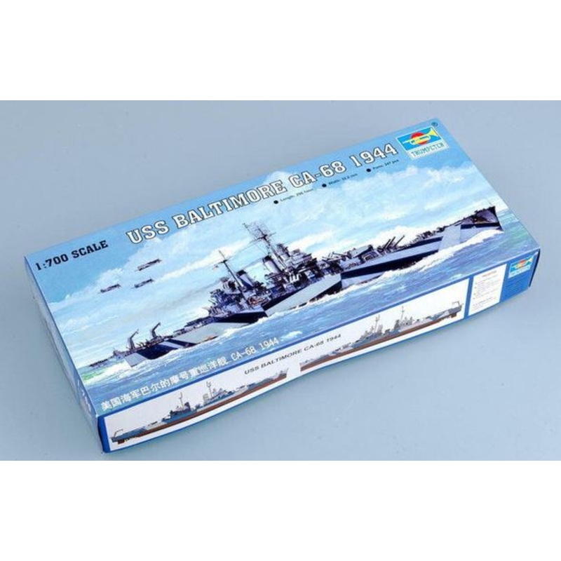 Trumpeter 05725 1/700 USS Baltimore CA68 Heavy Cruiser 1944