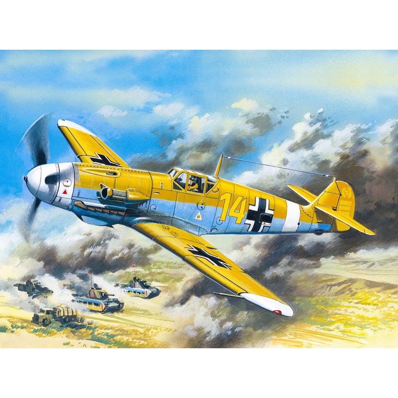 Messerschmitt Bf 109F-4Z/Trop WWII German Fighter Plane