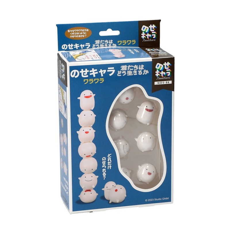 Ensky Stacking Figure NOS-88 Warawara Nosechara Assortment "The Boy and The Heron"