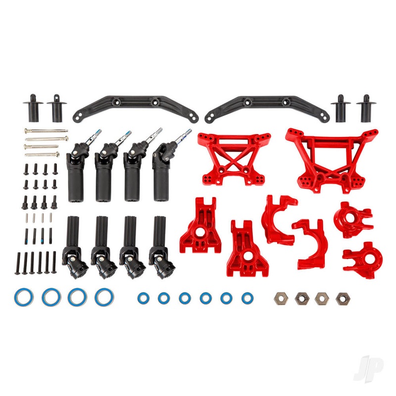 Outer Driveline & Suspension Upgrade Kit extreme heavy duty red
